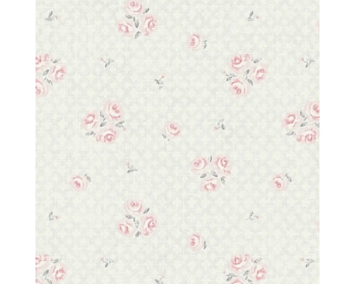 Behang met rozenmotief