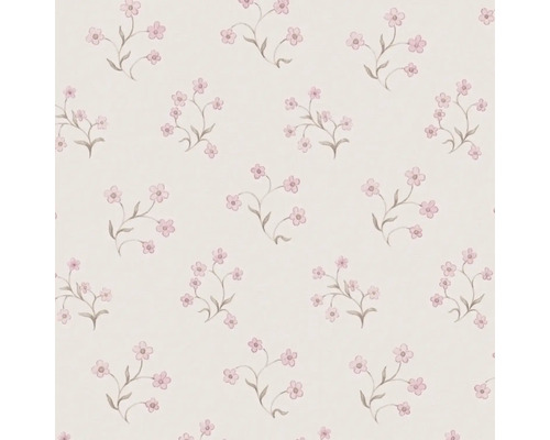 Behang met bloemmotief