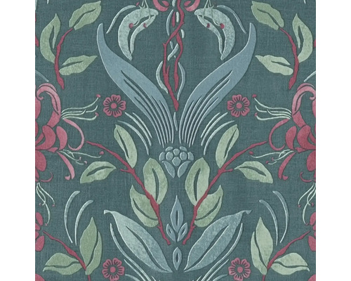 Behang met bloemmotief