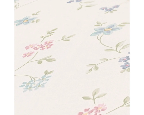 Behang met bloemmotief