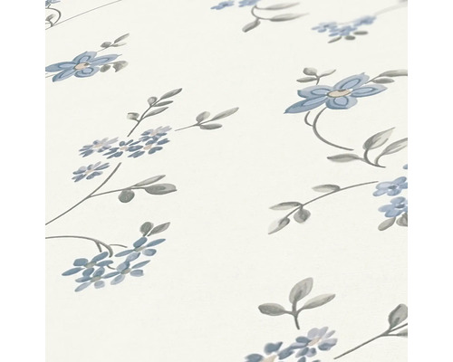 Behang met bloemmotief