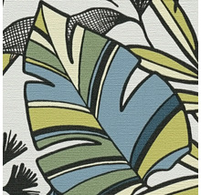 Close-up van een bladmotief voor wanddecoratie