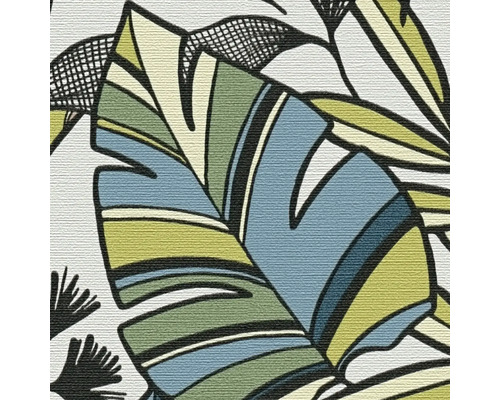 Close-up van een bladmotief voor wanddecoratie