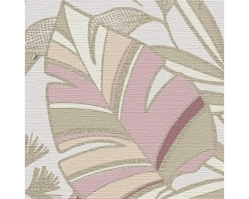 Behang met bladerpatroon