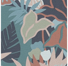Detailweergave van een behang met jungle motieven