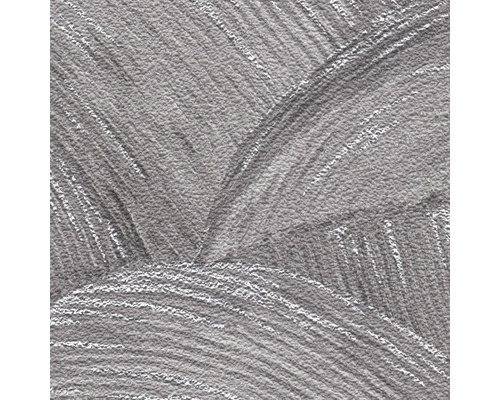 Grijs behang met halfcirkelpatroon