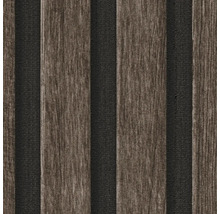 Close-up van een akoestisch wandpaneel met houtlook