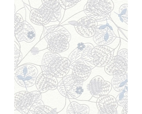 Behang met bladerenpatroon