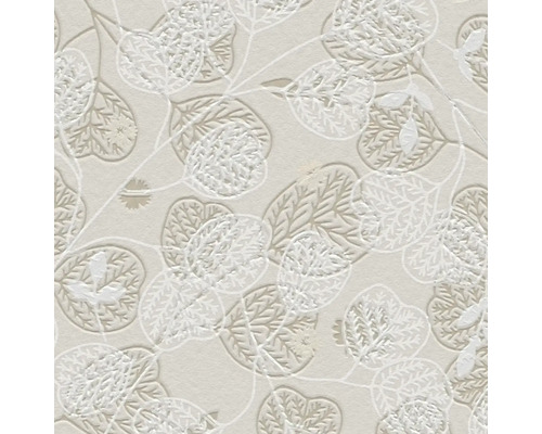 Behang met bladerenpatroon