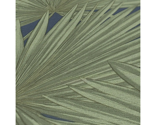 Behang met palmenbladmotief