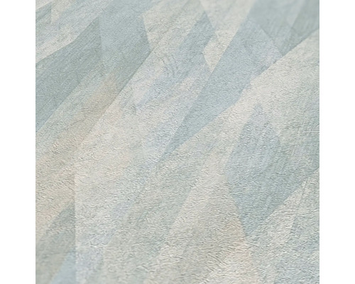 Close-up van een gestructureerd behang met geometrisch patroon