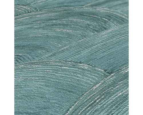 Close-up van een vliesbehang met streepjespatroon