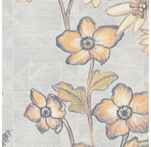 Close-up van een behang met bloemmotief