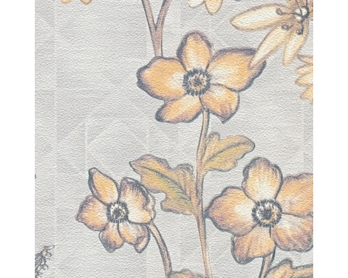 Close-up van een behang met bloemmotief