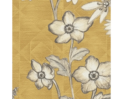 Behang met bloemmotief