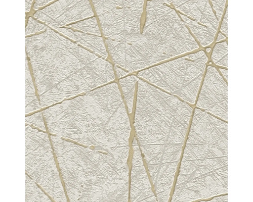 Close-up van een behang met een abstract lijnenpatroon