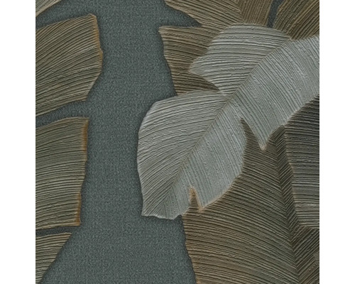 Behang met bladerpatroon