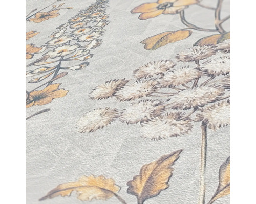 Close-up van een behang met bloemmotief