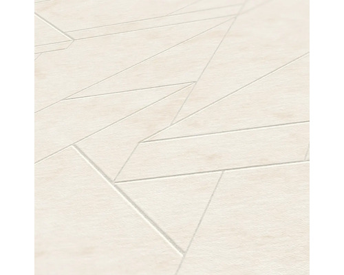 Close-up van een vinylvloer met een geometrisch patroon