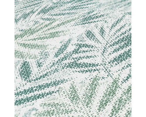 Close-up van een behang met bladmotief