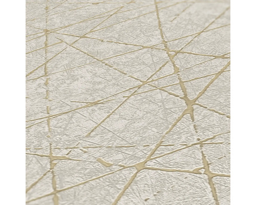 Behang met abstract lijnenpatroon