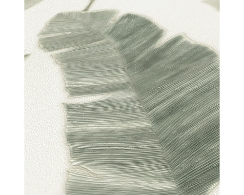 Close-up van een behang met bladerenmotief