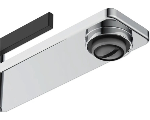 Detailweergave van een kraan met vierkante uitloop