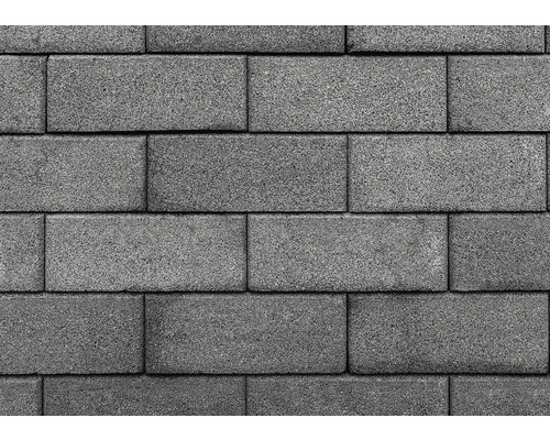 Grijze straatstenen in verband gelegd