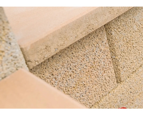 Close-up van cellenbetonblokken