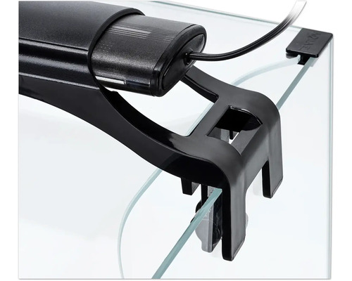 Aquariumlamp met houder voor bevestiging aan het aquarium