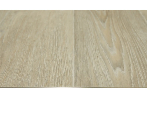 Close-up van een vinylvloer met houtlook