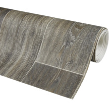 Oprolbare vinylvloer met houtlook.