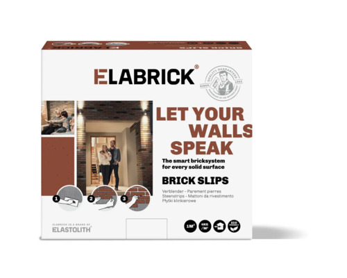 ELABRICK doos met baksteenstrips