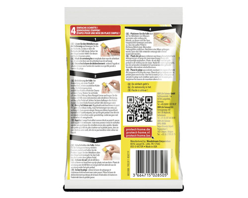 Verpakking van de Victor rattengifvrije klapval