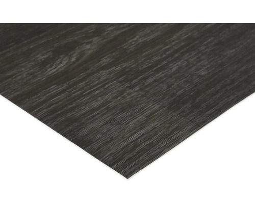 Donkere vinyl vloertegel met houtlook