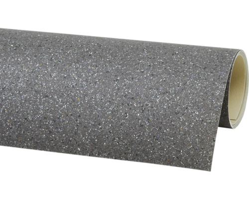 Grijze vinylvloerrol met decor