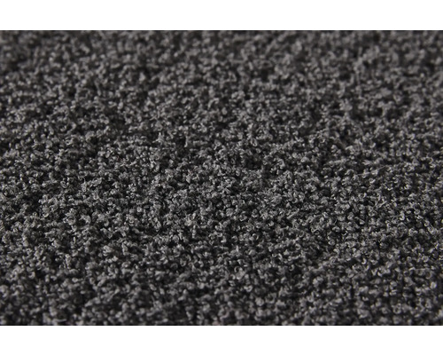 Detailopname van een grijs tapijt met hoge pool