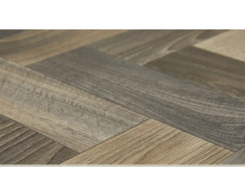 Close-up van een visgraat vinyl vloer