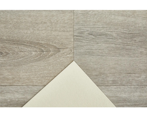 Vloerbedekking met houtstructuur en isolerende onderlaag