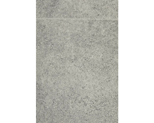 Close-up van een grijze keramische tegel met een gespikkeld oppervlak.