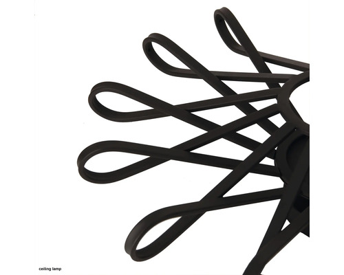 Plafondlamp met decoratieve elementen