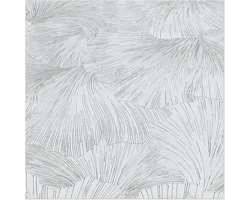 Behang met bladmotief