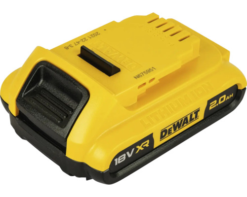 DeWalt 18 volt 2.0 ampère-uur lithium-ionbatterij