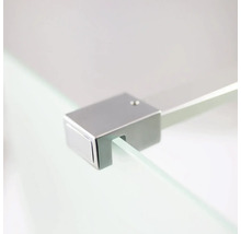 BREUER Douchecabine kwartrond Panorama chroom 90x90 cm helder glas