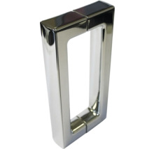 BREUER Douchecabine kwartrond Panorama chroom 80x80 cm helder glas