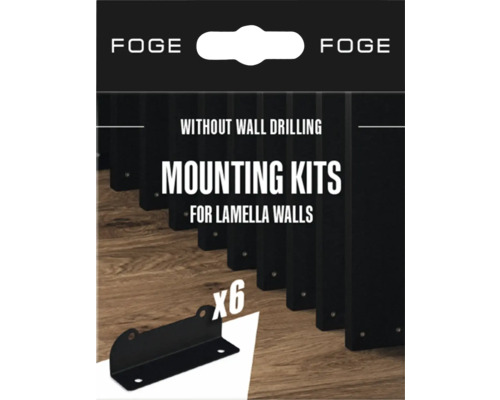 FOGE Lamellenwand montageset zonder boren