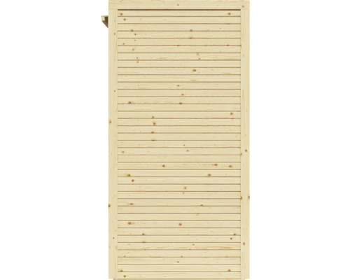 Houten wand met horizontale planken voor buiten