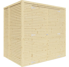 Houten tuinkast met dubbele deur