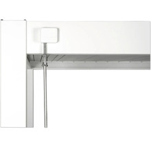 Detailopname van een pergola met slingerbediening