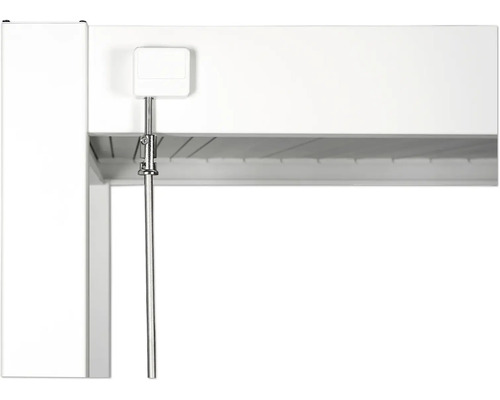 Detailopname van een pergola met slingerbediening